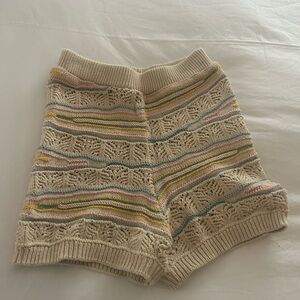 Zara knit shorts